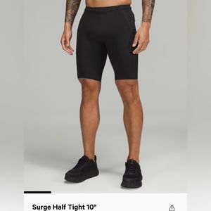 NWOT SZ XL 10” LuluLemon Surge Half Tight